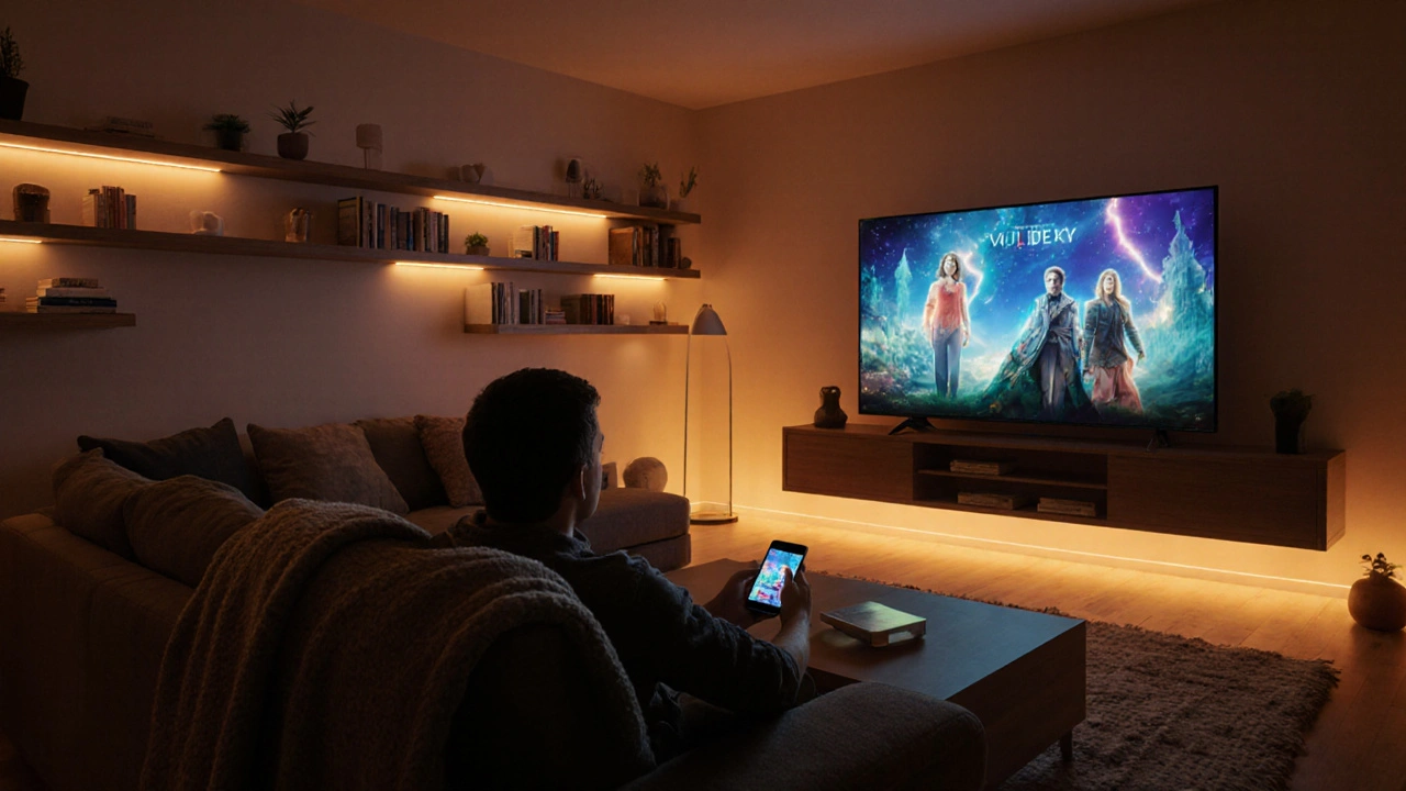 Smart home v obýváku: jak dálkově ovládat světla a média bez komplikací