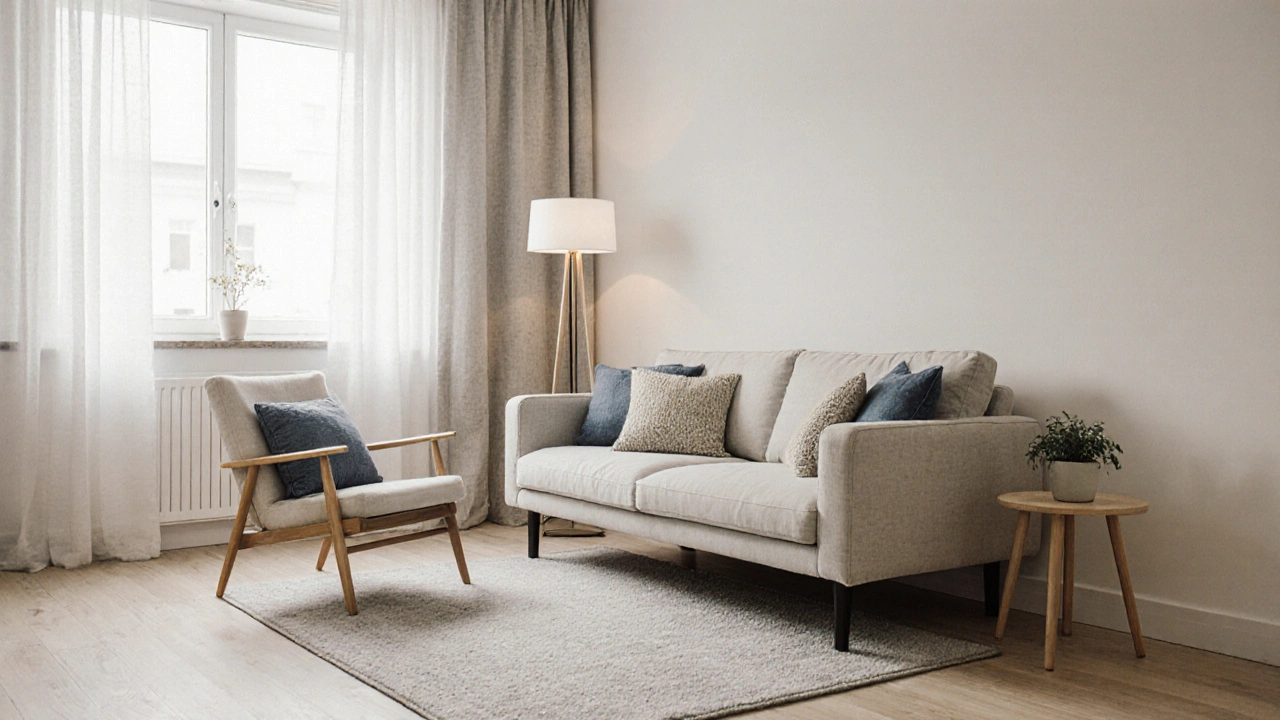 Obývací pokoj ve skandinávském stylu: jak vytvořit světlý a útulný prostor