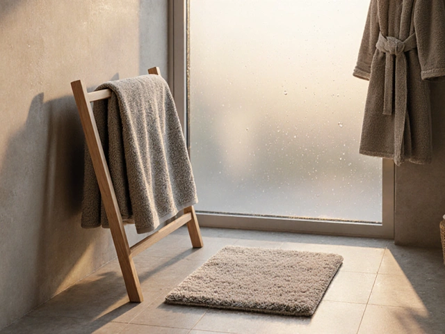 Koupelnové textilie: jak vybrat ručníky, předložky a župany, které vydrží a budou pohodlné