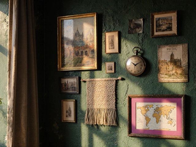 Maximalistická galerie na stěně: jak vytvořit vrstvenou kompozici umění, která vypráví vaši příběh