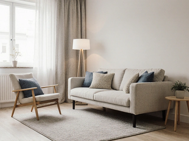 Obývací pokoj ve skandinávském stylu: jak vytvořit světlý a útulný prostor