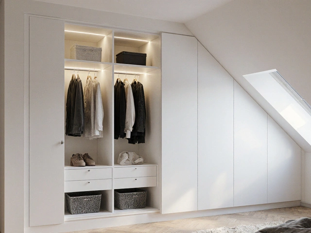 Vestavěné skříně: jak maximálně využít každý centimetr prostoru