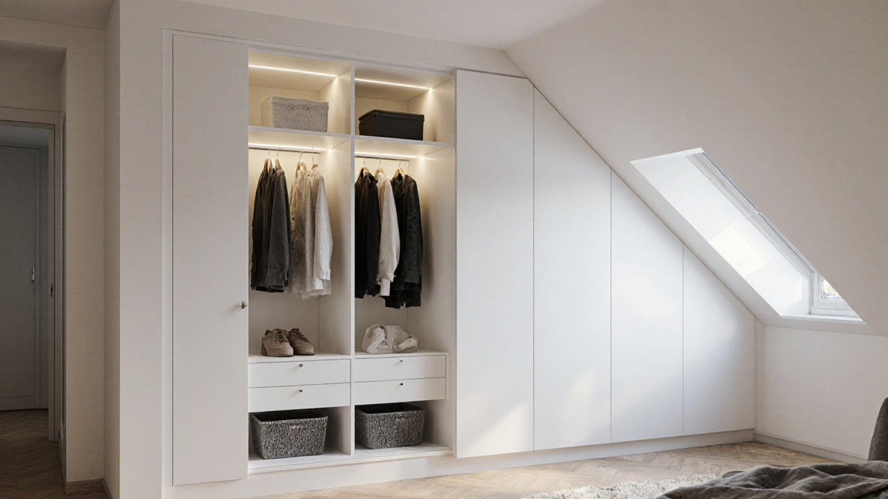 Vestavěné skříně: jak maximálně využít každý centimetr prostoru