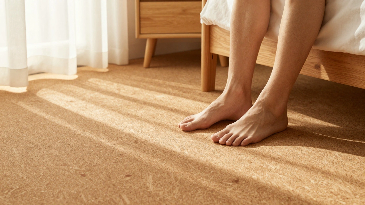 Korek v ložnici: tichý a teplý povrch pro klidný spánek