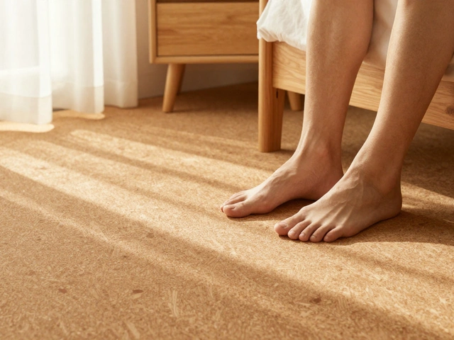 Korek v ložnici: tichý a teplý povrch pro klidný spánek