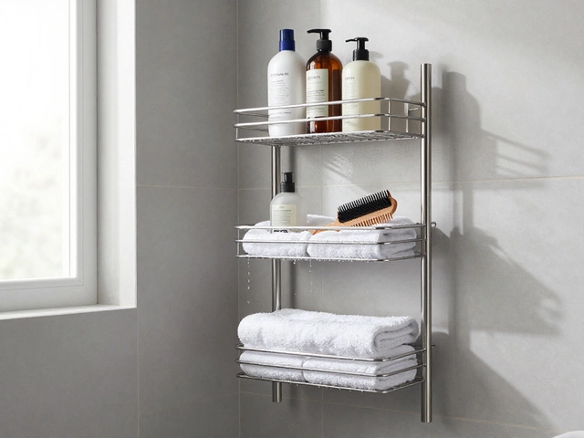 Police do koupelny: odolné a vzdušné řešení pro malé prostory