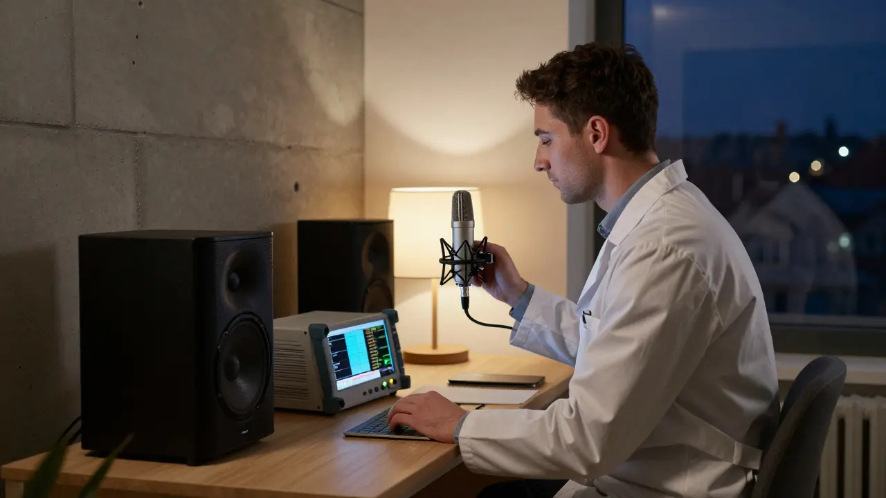 Akustická izolace bytu: Jak správně změřit hlukové zatížení podle norem