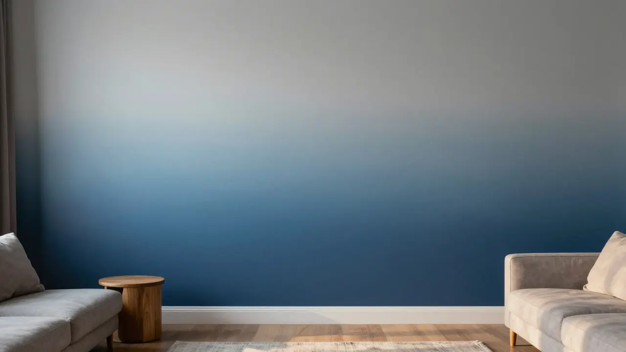 Barevné přechody: ombré a tón v tónu ve stěnách - Praktický průvodce pro domácí výmalbu