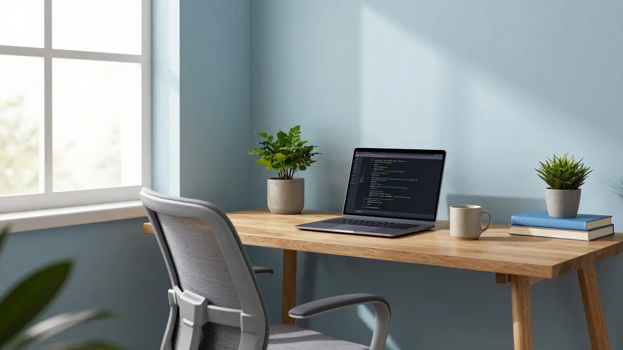 Barvy pracovny: jak správně vybrat barvy pro motivaci a koncentraci v home office