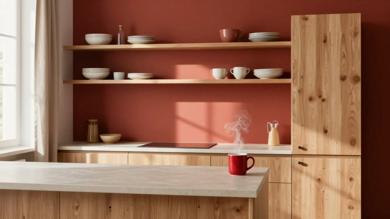 Červená barva v interiéru: jak použít energii a vášeň bez přehánění