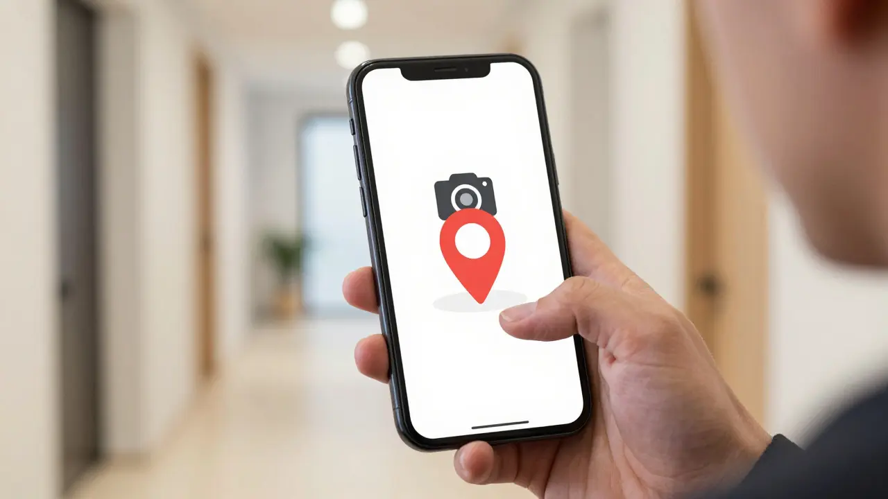 Uživatel nahlásí škodu pomocí mobilní aplikace pojišťovny