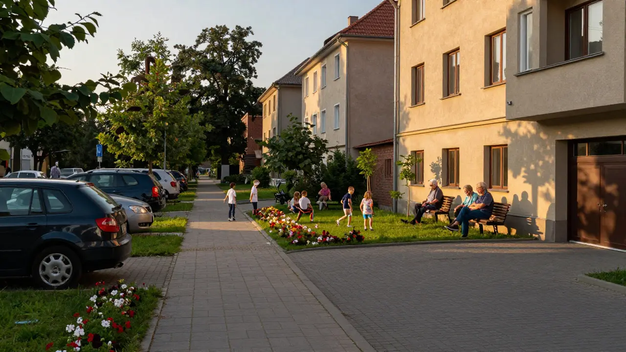 Parkování v rezidenčních lokalitách: Jak ovlivňuje kvalitu života a cenu bydlení