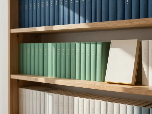 Knihy jako barevná paleta: jak vytvořit vizuální rytmus v interiéru