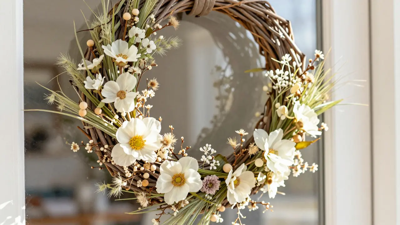 Sezónní věnce na dveře: Jaktvořit dekorace pro jaro, léto a zimu