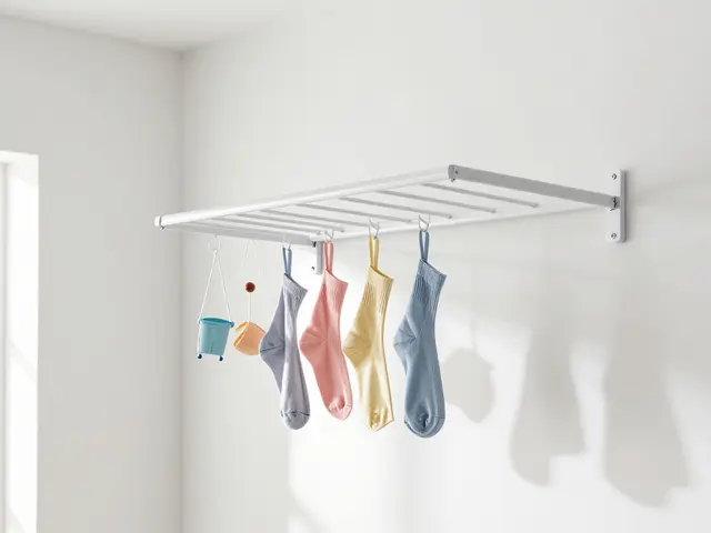 Skryté sušáky a svinovací šňůry: Jak efektivně sušit prádlo v malém bytě