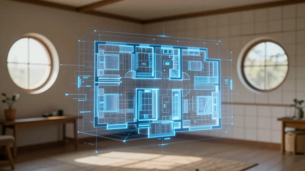 Koncept AI a virtuální reality při plánování dispozice malého bytu