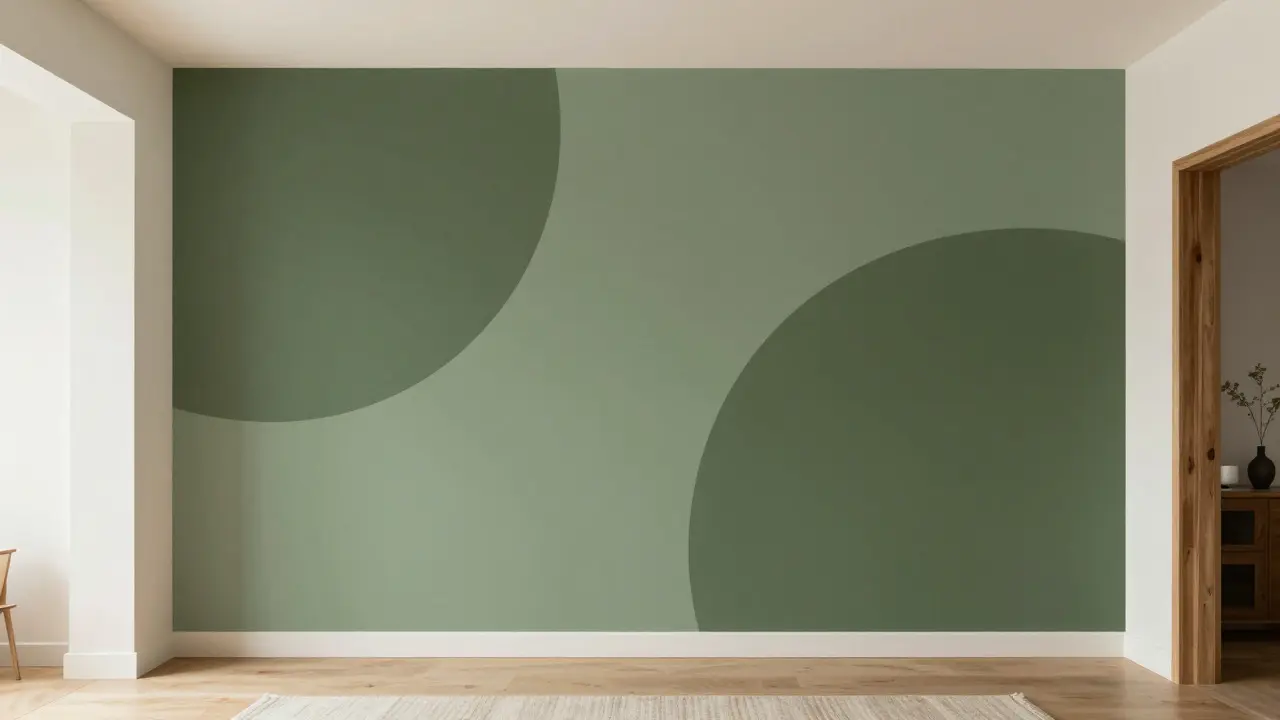 Obývací pokoj s geometrickým duálním tónováním