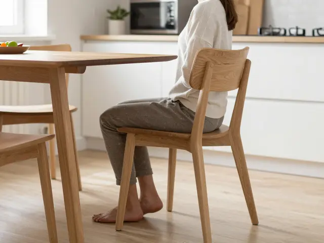Jak vybrat židli do kuchyně: Ergonomie, rozměry a komfort sezení