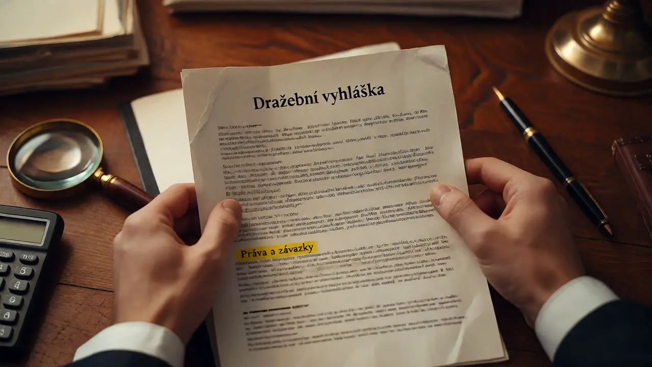 Dražební vyhláška: Jak ji správně číst a nepropálit peníze při koupi nemovitosti