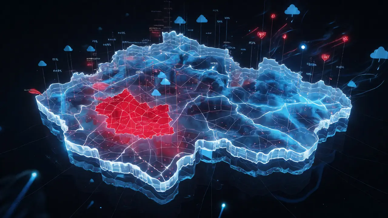 Konceptuální mapa rizikových zón a pojistných modelů