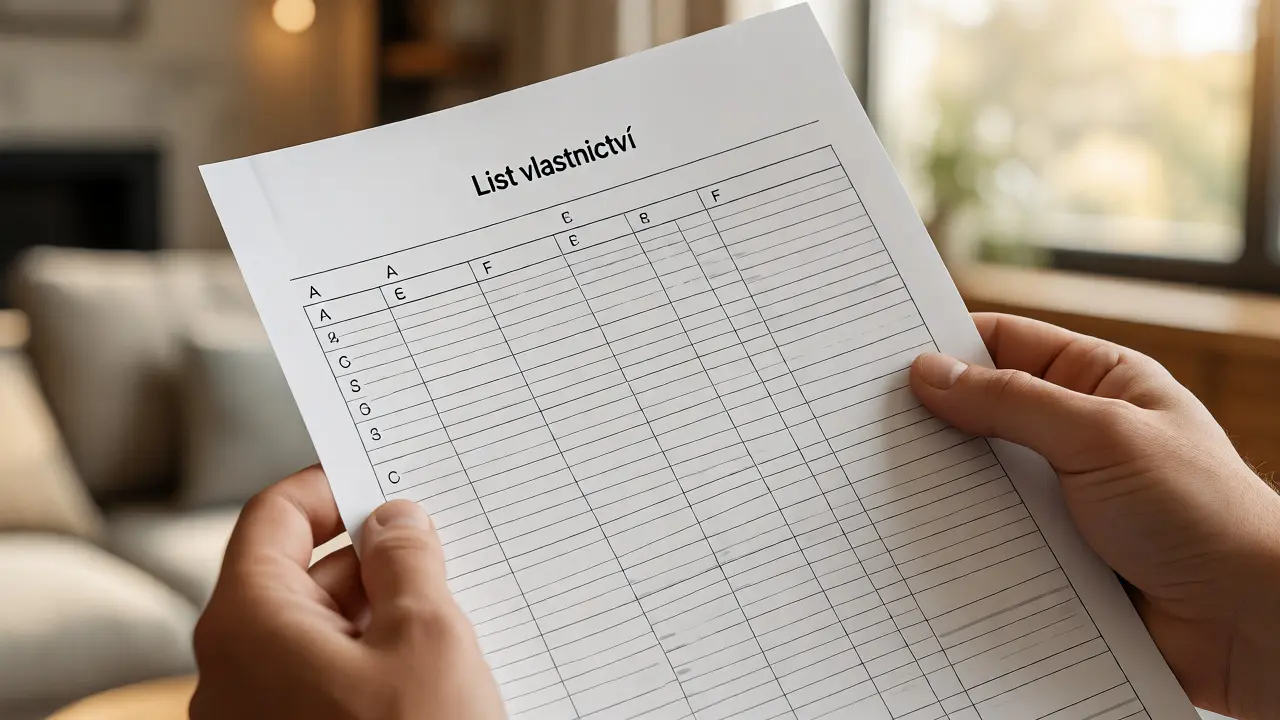 List vlastnictví: Kompletní průvodce čtením a strukturou katastrálního výpisu